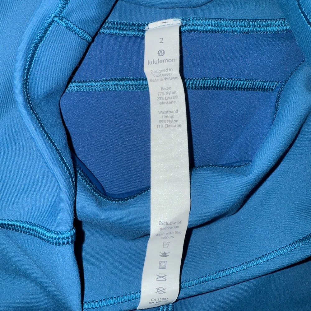 Lululemon In Movement High Rise Short- Everlux - Picture 4 of 4